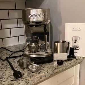 Breville Bambino Plus Espresso Machine (Stainless Steel)
